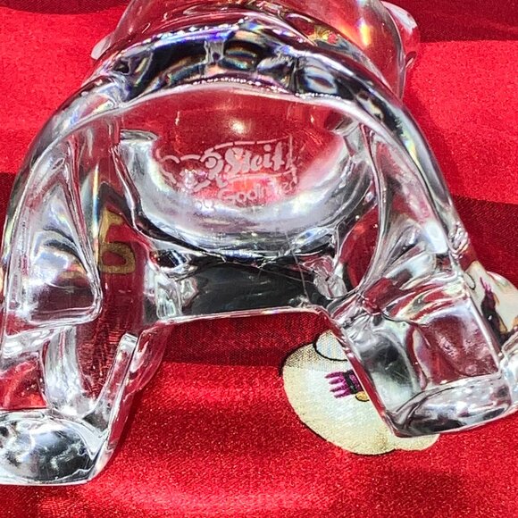 Vintage 1970's Godinger Crystal Steiff Bear Limited Edition - Picture 8 of 10